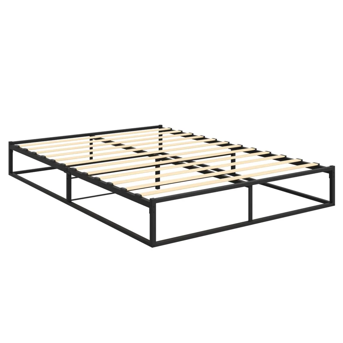 Metallbett ANKARA 140 x 200 x 25 cm schwarz