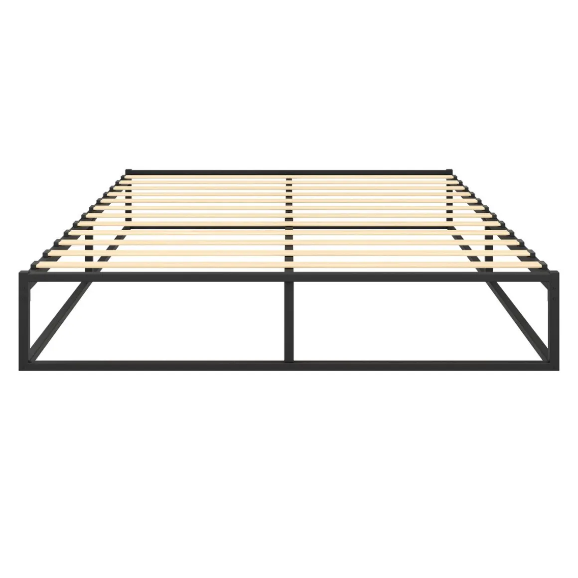 Metallbett ANKARA 140 x 200 x 25 cm schwarz