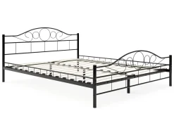 Metallbett AURELIE 180 x 200 cm schwarz