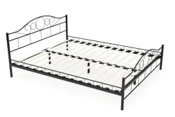 Metallbett AURELIE 180 x 200 cm schwarz