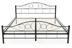 Metallbett AURELIE 180 x 200 cm schwarz