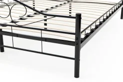 Metallbett AURELIE 180 x 200 cm schwarz