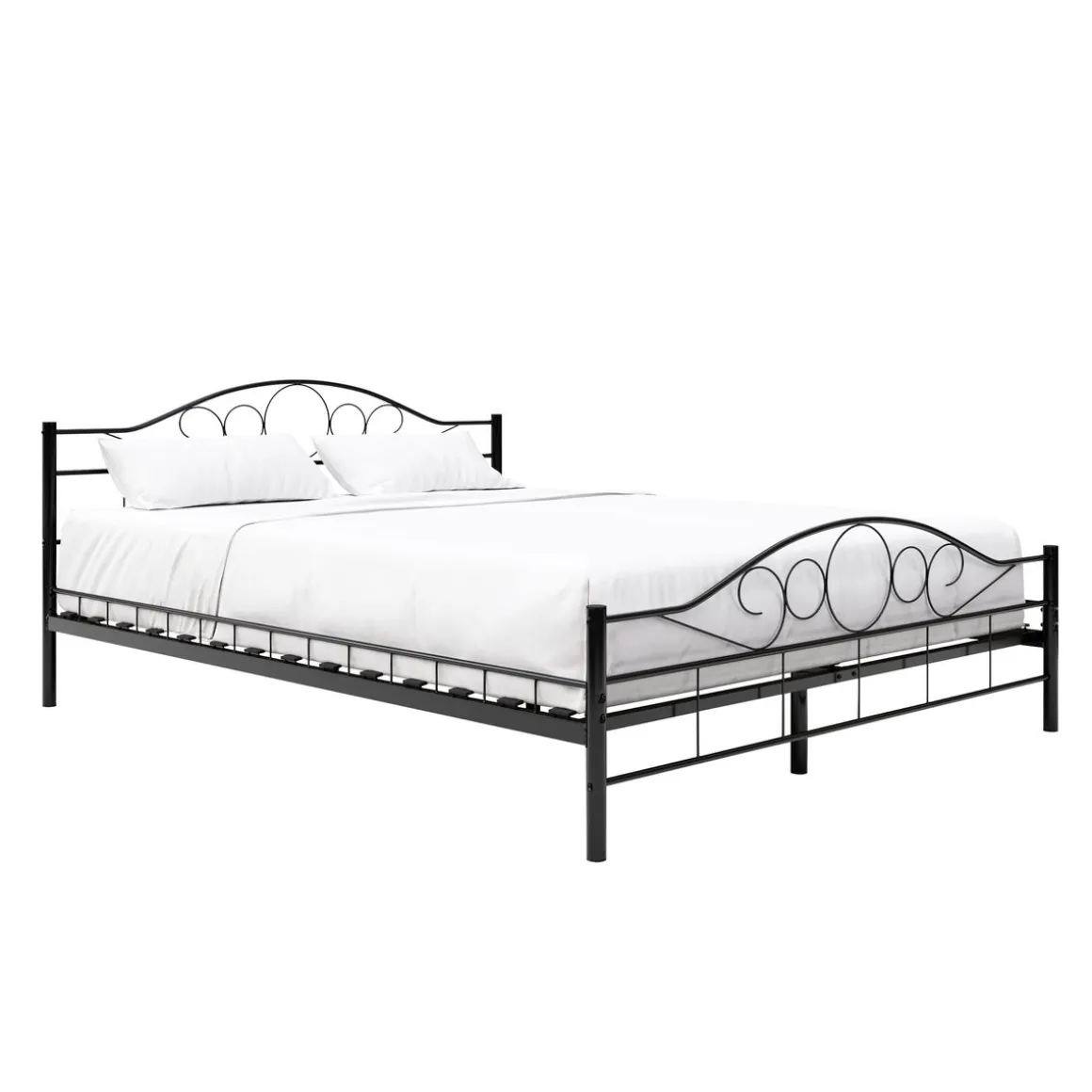 Metallbett AURELIE 180 x 200 cm schwarz