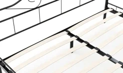 Metallbett AURELIE 160 x 200 cm schwarz