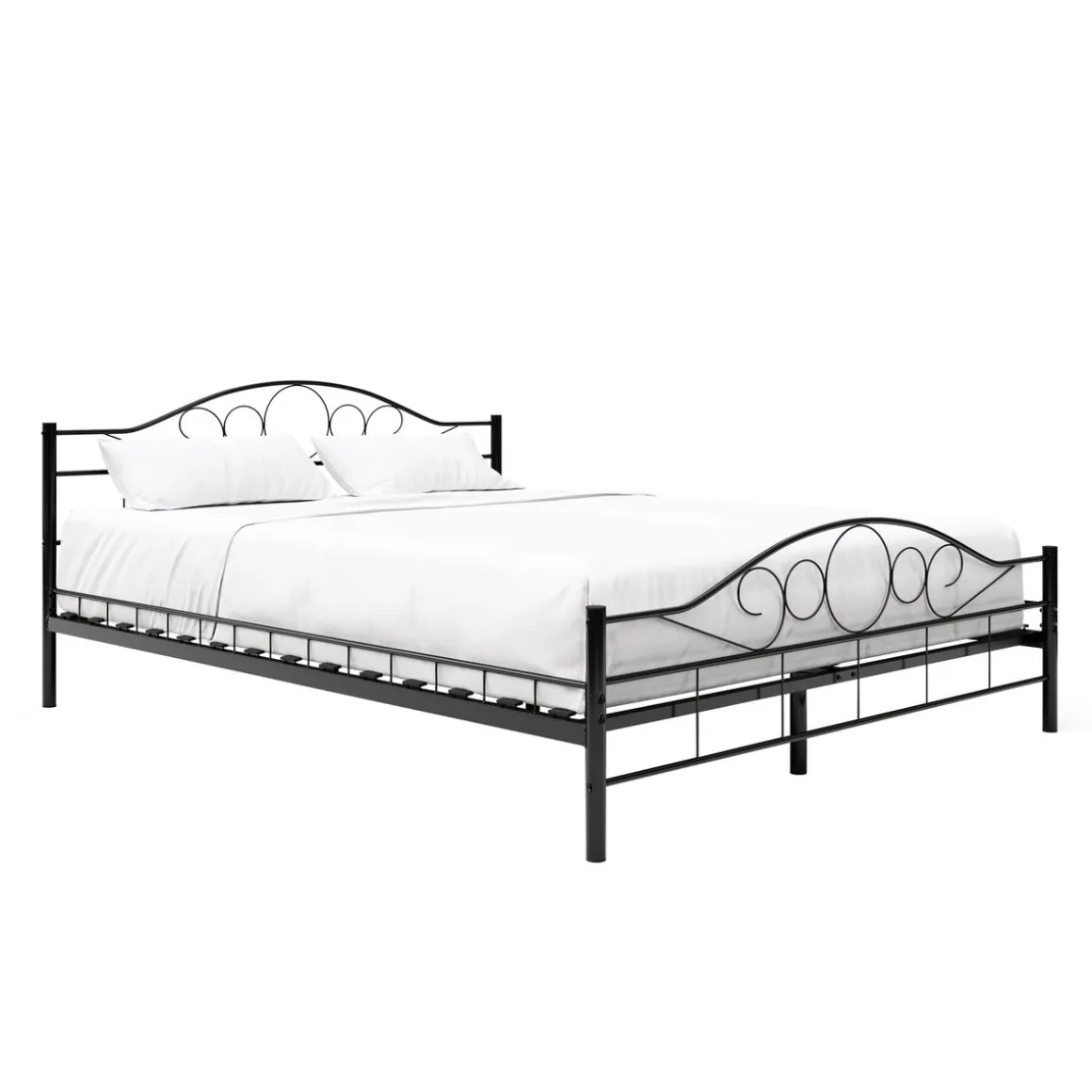 Metallbett AURELIE 160 x 200 cm schwarz