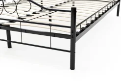 Metallbett AURELIE 140 x 200 cm schwarz