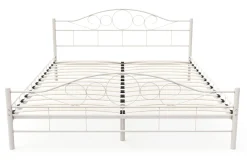 Metallbett AURELIE 160 x 200 cm weiss