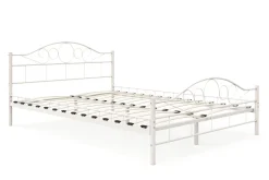 Metallbett AURELIE 140 x 200 cm weiss