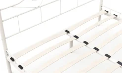 Metallbett AURELIE 140 x 200 cm weiss