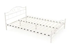 Metallbett AURELIE 140 x 200 cm weiss