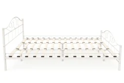 Metallbett AURELIE 180 x 200 cm weiss