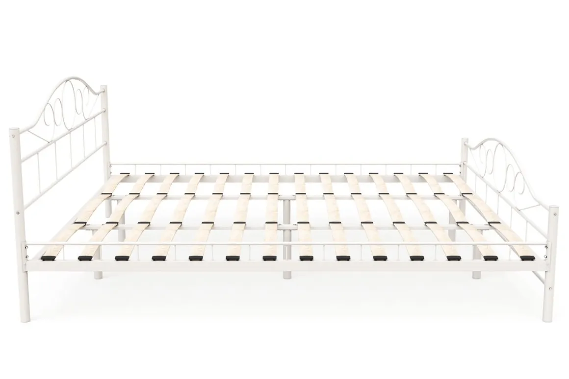 Metallbett AURELIE 180 x 200 cm weiss
