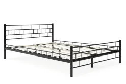 Metallbett CIEL 140 x 200 cm schwarz
