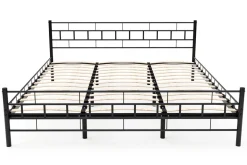 Metallbett CIEL 180 x 200 cm schwarz