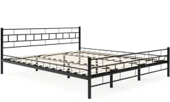 Metallbett CIEL 180 x 200 cm schwarz