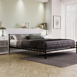 Metallbett CIEL 180 x 200 cm schwarz