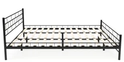 Metallbett CIEL 180 x 200 cm schwarz