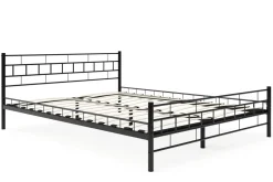 Metallbett CIEL 160 x 200 cm schwarz