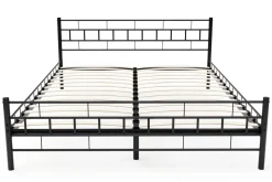 Metallbett CIEL 160 x 200 cm schwarz