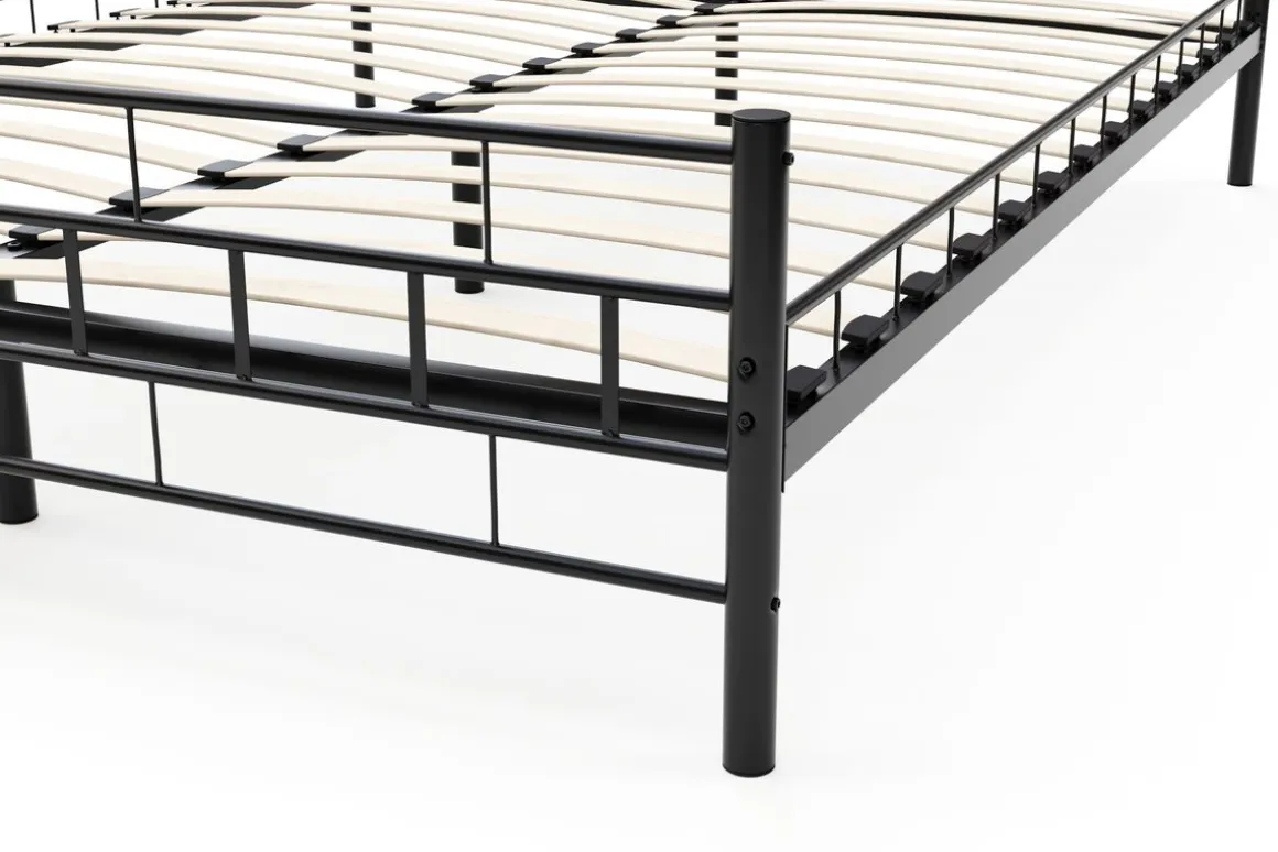 Metallbett CIEL 160 x 200 cm schwarz