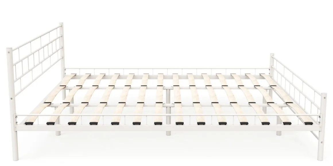 Metallbett CIEL 180 x 200 cm weiss