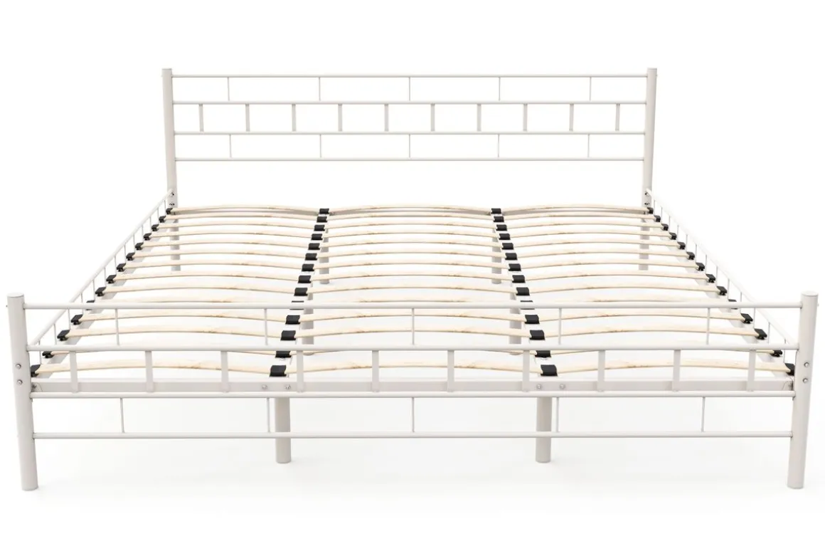 Metallbett CIEL 180 x 200 cm weiss