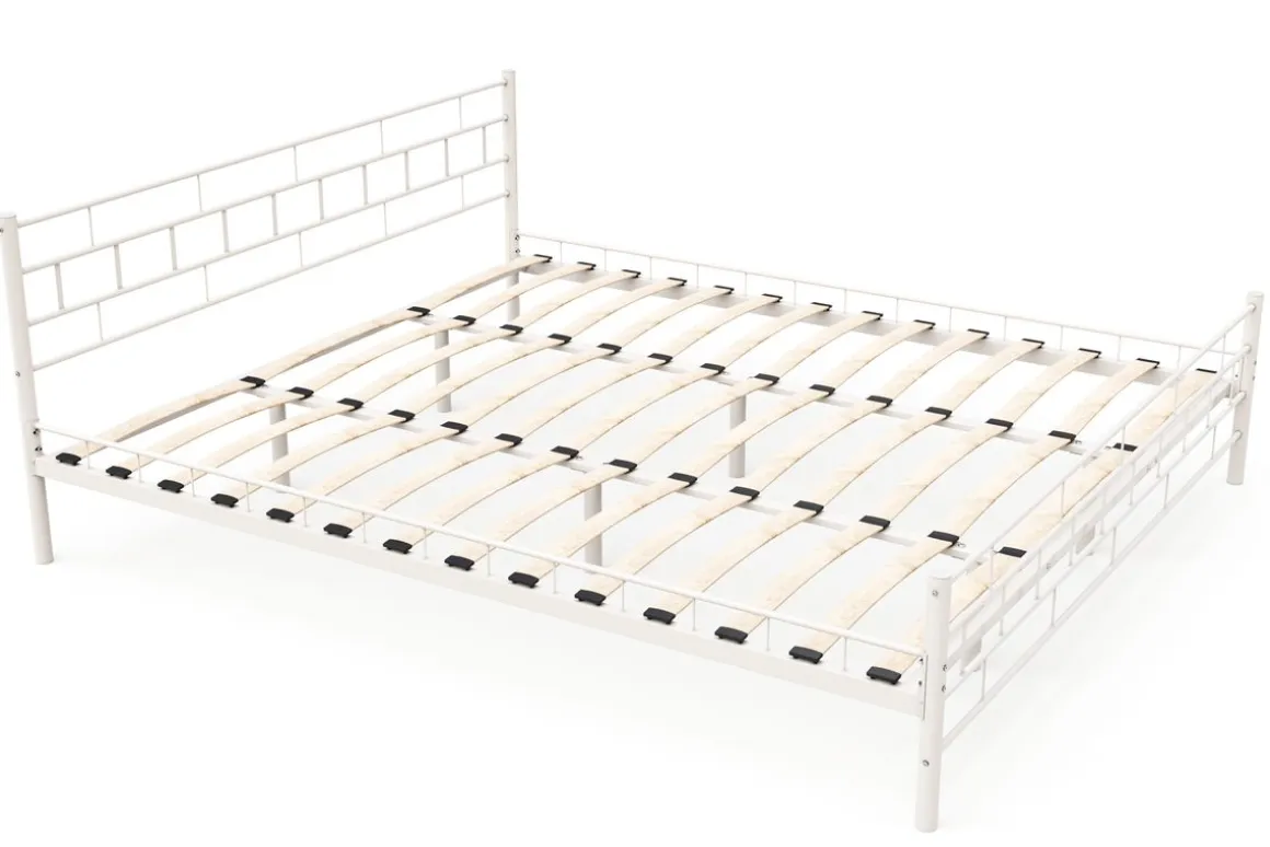 Metallbett CIEL 180 x 200 cm weiss