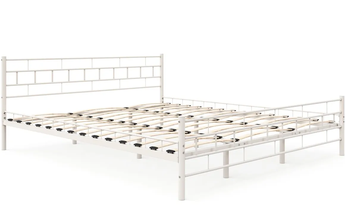 Metallbett CIEL 180 x 200 cm weiss