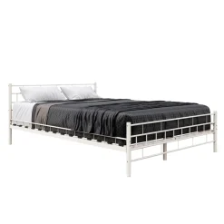 Metallbett CIEL 160 x 200 cm weiss
