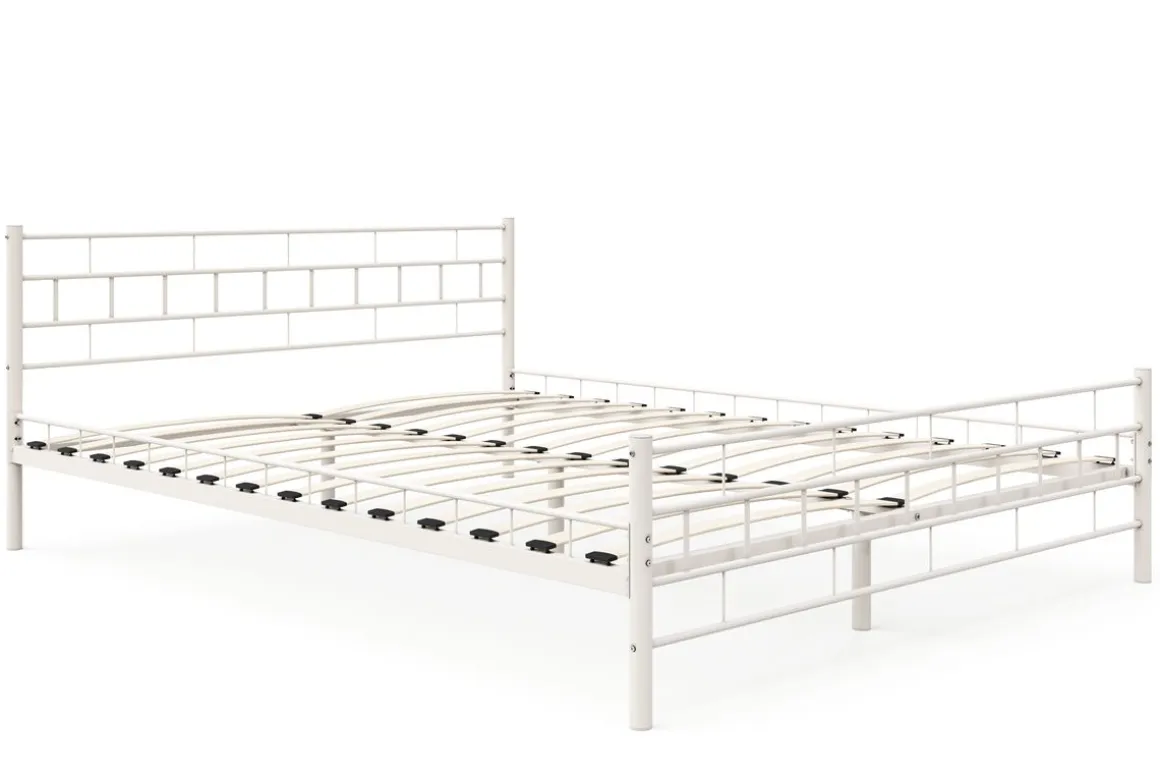 Metallbett CIEL 160 x 200 cm weiss