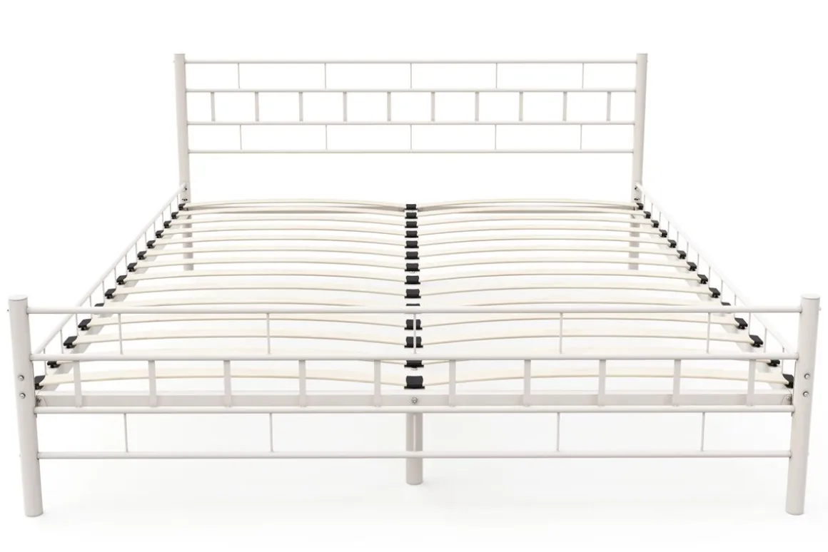 Metallbett CIEL 160 x 200 cm weiss