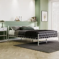 Metallbett CIEL 140 x 200 cm weiss