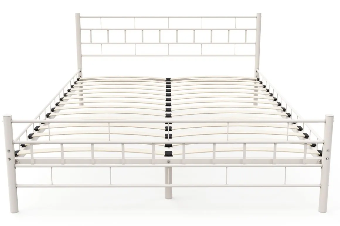 Metallbett CIEL 140 x 200 cm weiss