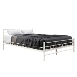 Metallbett CIEL 140 x 200 cm weiss