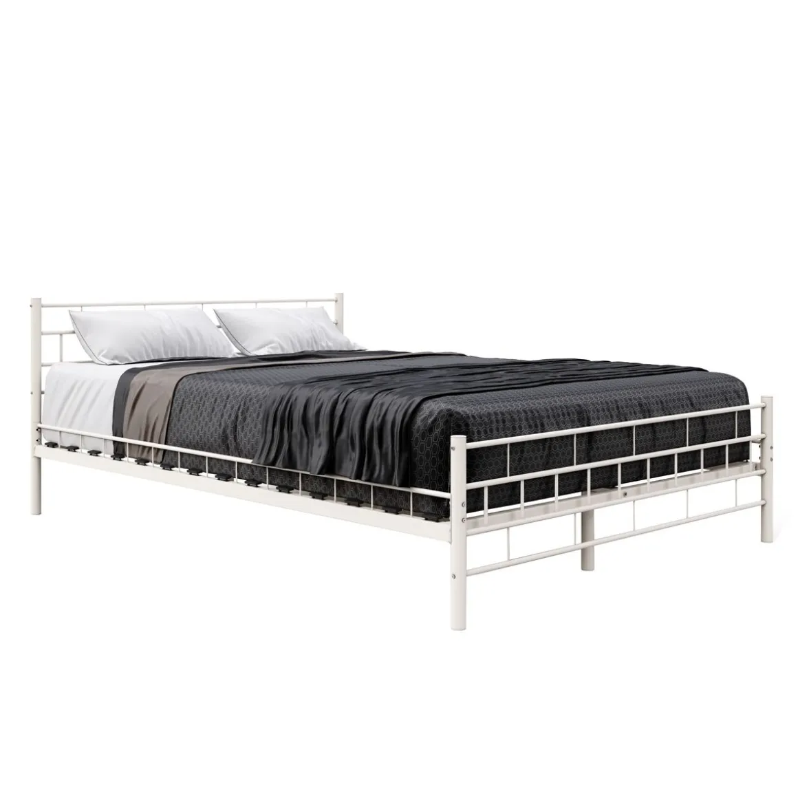 Metallbett CIEL 140 x 200 cm weiss