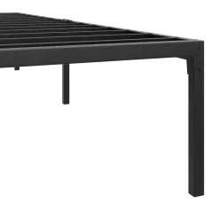 Metallbett SERENA 160 x 200 cm schwarz