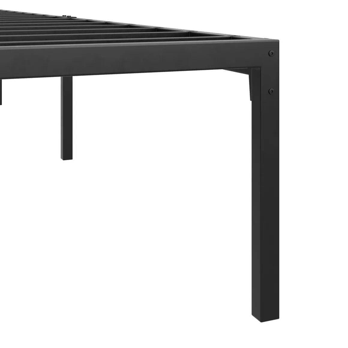Metallbett SERENA 90 x 200 cm schwarz