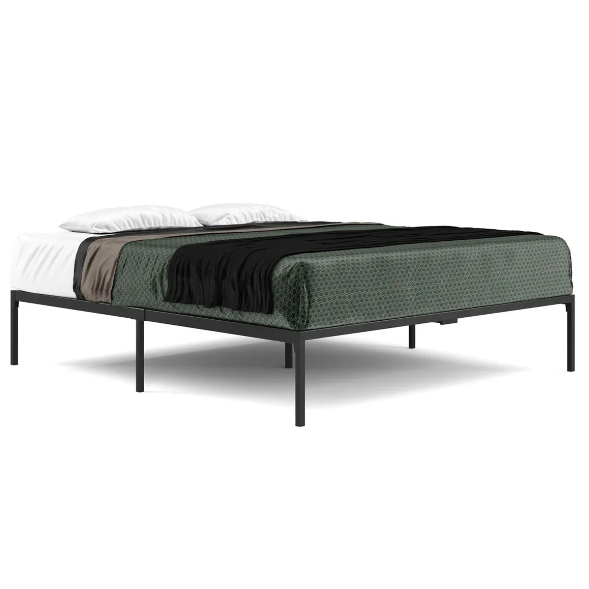 Metallbett SERENA 180 x 200 cm schwarz