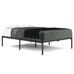 Metallbett SERENA 140 x 200 cm schwarz