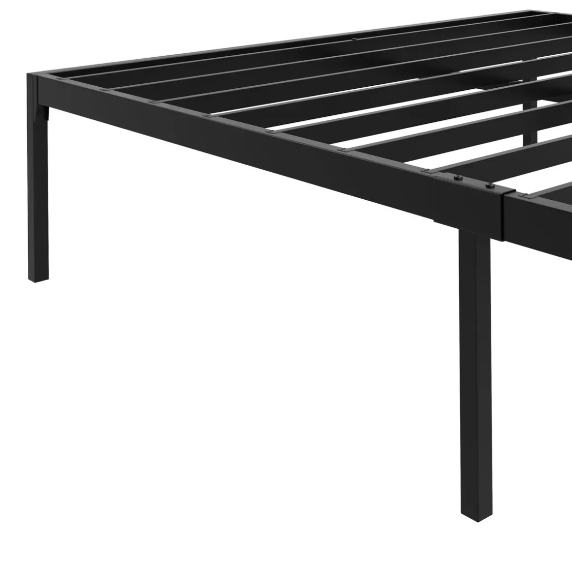 Metallbett SERENA 140 x 200 cm schwarz