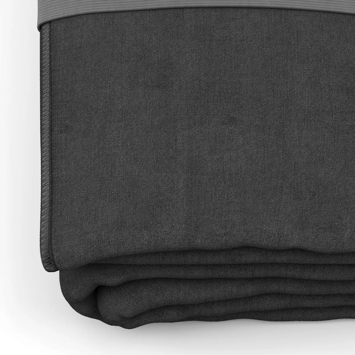 Mikrofaser Handtuch 50 x 100 cm anthrazit