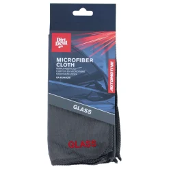 Mikrofasertuch Autoscheibe 40 x 40 cm schwarz/rot