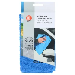Mikrofasertuch Glas 35 x 35 cm blau