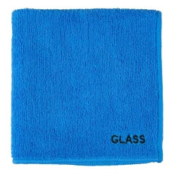Mikrofasertuch Glas 35 x 35 cm blau