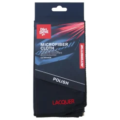 Mikrofasertuch Poliertuch 40 x 40 cm schwarz/rot