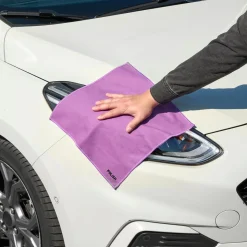 Mikrofasertuch Poliertuch 35 x 35 cm violett | GONSER.CH