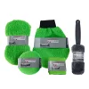 Mikrofasertuch Set 5-teilig grün/grau