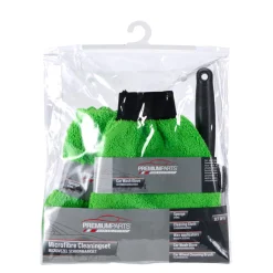 Mikrofasertuch Set 5-teilig grün/grau