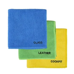 Mikrofasertuch Set 3-teilig 35 x 35 cm