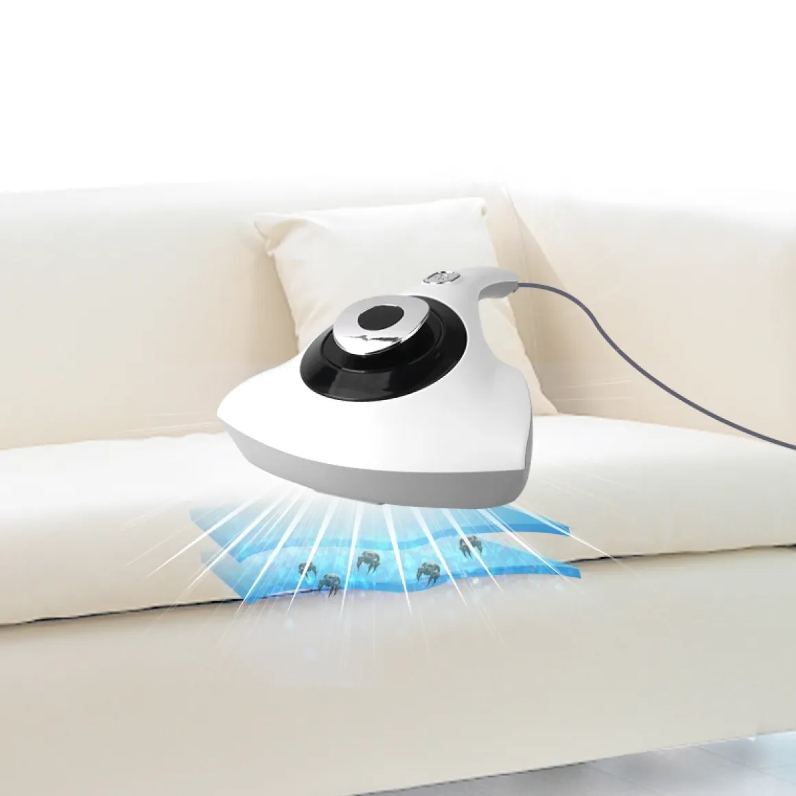 Milbensauger mit UV-C Licht